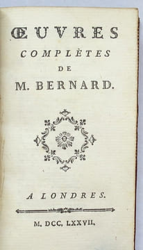 Oeuvres complètes.. BERNARD