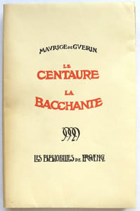 Le Centaure. La Bacchante. Poèmes en prose. Précedés d'une étude par Ernest Zyromski