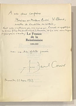 La France de la Renaissance 1488-1559.. DENIEUL-CORMIER (Anne)