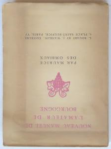 Nouveau manuel de l'amateur de Bourgogne.