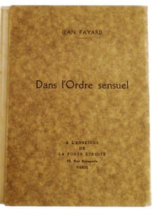 Dans l'Ordre sensuel