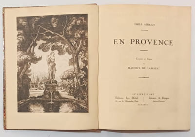 En Provence. Crayons et sépias de Maurice de Lambert.