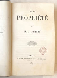 De la Propriété