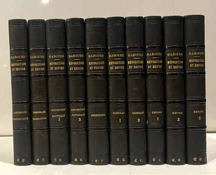 Histoire de la Révolution et de l'Empire.tome I- Assemblée Constituante tome II - Assemblée législative Tome III -IV Convention Nationale Tome V - ...