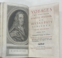 Voyages du Capitaine Lemuel Gulliver en divers pays eloignez .Nouvelle traduction plus ample , plus exacte et plus fidèles que celle de Paris .