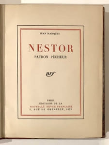 NESTOR , patron pécheur