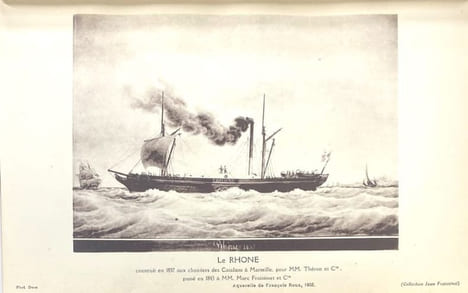 Les origines et l'évolution de la navigation à vapeur à Marseille (1829-1900).. GIRAUD (Hubert).