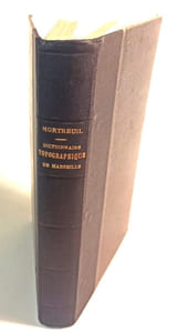 Dictionnaire topographique de l'arrondissement de Marseille.