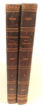 Esquisses historiques. Marseille depuis 1789 jusqu'en 1815.. LAUTARD (L.)].