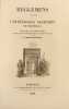 REGLEMENS à l'usage de l'Intendance Sanitaire de Marseille, suivis des loix, ordonnances, instructions ministérielles et autres documens concernant la ...