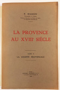 La Provence au XVIIIe siècle.