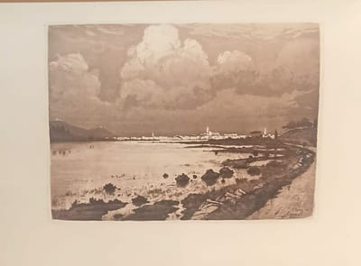 Les Etangs au Mistral. Texte de Charles Maurras, eaux-fortes et dessins de Joanny Drevet.