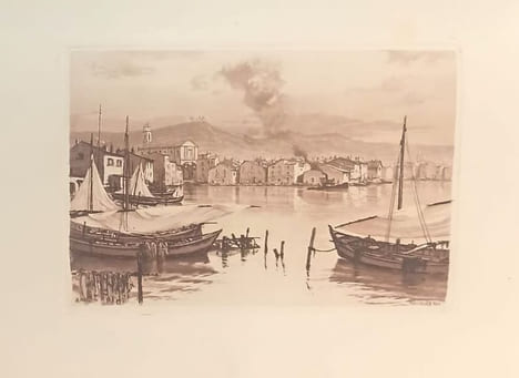 Les Etangs au Mistral. Texte de Charles Maurras, eaux-fortes et dessins de Joanny Drevet.. MAURRAS et DREVET. (Charles).