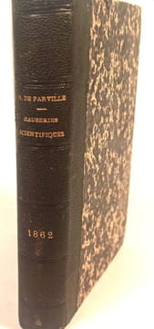 Causeries scientifiques. Découvertes et inventions. Progrès de la science et de l'industrie.. PARVILLE Henri de.
