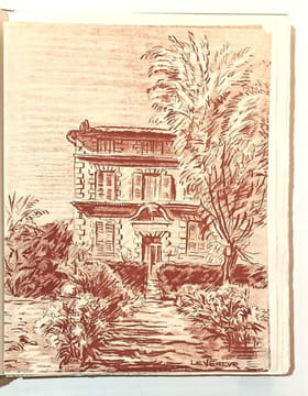 Sur les étangs de Marthe, entre Berre et Caronte. Texte manuscrit sur quatorze lithographies de Robert Le Veneur.. MAURRAS (Charles).