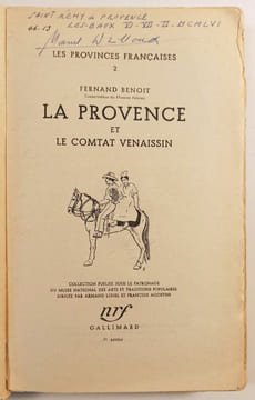 La Provence et le Comtat Venaissin.. BENOIT (F.).