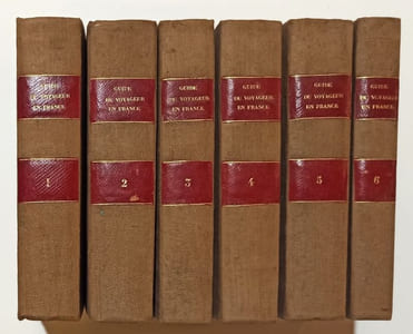 Guide pittoresque du voyageur en France, contenant la statistique et la description complète des 86 départements, orné de 740 vignettes et portraits gravés sur acier et d'une grande carte routière de la France; par une société de gens de lettres, de géographes et d'artistes.