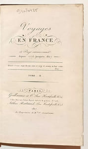 Voyages en France et pays circonvoisins depuis 1775 jusqu'en 1807.