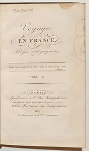 Voyages en France et pays circonvoisins depuis 1775 jusqu'en 1807.