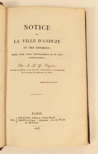 Notice sur la ville d'Anduze et ses environs.