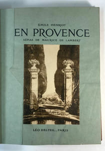 En Provence. Crayons et sépias de Maurice de Lambert.