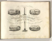 Atlas général des cinq parties du monde, dressées par un géographe du Bureau de la Guerre. Suivi de : atlas départemental.
