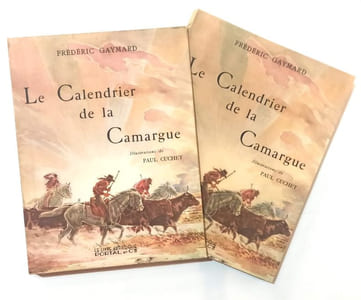Le calendrier de la Camargue. Illustrations de Paul Cuchet.