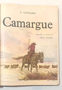 Le calendrier de la Camargue. Illustrations de Paul Cuchet.