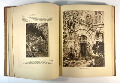 En Provence. Crayons et sépias de Maurice de Lambert.