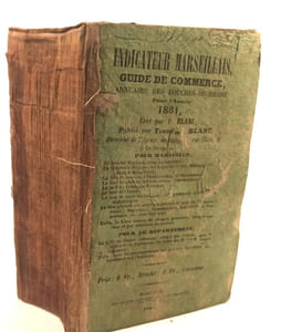Indicateur marseillais, guide de commerce, annuaire des Bouches du Rhône pour l'annéev 1861.