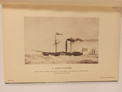 Les origines et l'évolution de la navigation à vapeur à Marseille (1829-1900).