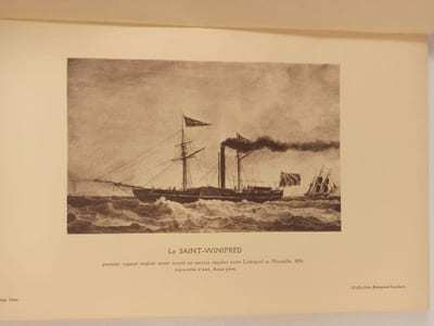 Les origines et l'évolution de la navigation à vapeur à Marseille (1829-1900).