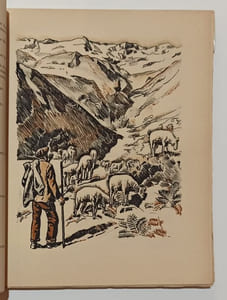 Gascogne -  Types et coutumes. Dessins originaux de Clément Serveau.
