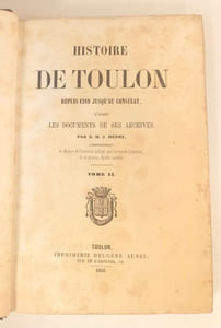 Histoire de Toulon depuis 1789 jusqu'au Consulat d'après les documents de ses archives