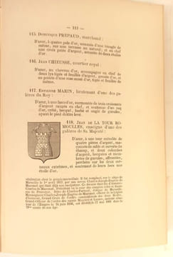 Armorial de la ville de Marseille. Recueil officiel dressé par les ordres de Louis XIV. Publié pour la première fois d'après les manuscrits de la ...