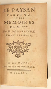 Le Lépreux de la vallée d'Aoste - Suivi de : Voyage dans mes poches  puis de MARIVAUX le Paysan Parvenu .