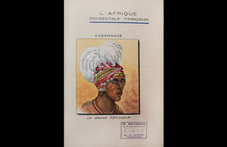 L'Afrique Occidentale Française.. MANUSCRIT - AFRIQUE OCCIDENTALE FRANCAISE