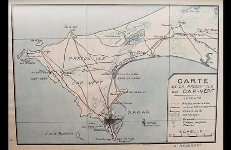 L'Afrique Occidentale Française.. MANUSCRIT - AFRIQUE OCCIDENTALE FRANCAISE
