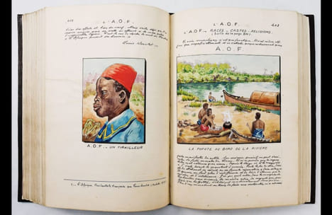 L'Afrique Occidentale Française.. MANUSCRIT - AFRIQUE OCCIDENTALE FRANCAISE
