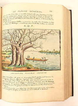 L'Afrique Occidentale Française.. MANUSCRIT - AFRIQUE OCCIDENTALE FRANCAISE