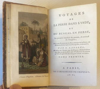 Voyage pittoresque de l'Inde, fait dans les années 1780-1785. Traduit de l'anglais et augmenté de notes par L. Langles.