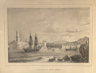 Marseille (Bouches du Rhône), illustration de Perret.