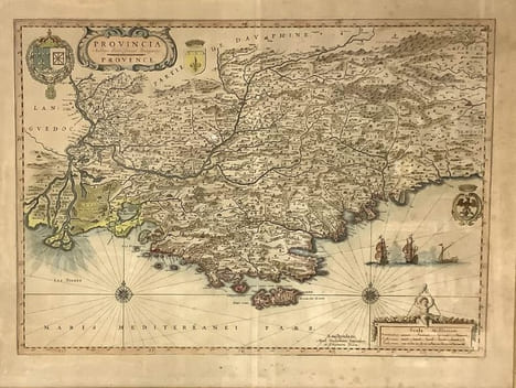 Provincia - Provence.. CARTE -PROVENCE - BLAEU -