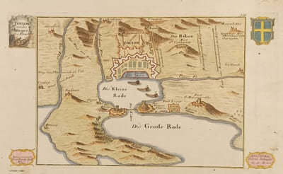 Grande rade de Toulon, gravure de Gabriel Bodenehr.