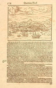 Marseille, de l'ouvrage de Sébastien Munster (1552).