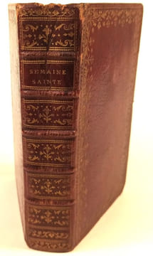 Office de la semaine sainte latin et français, selon le missel et bréviaire romain, avec l'explication des cérémonies de l'Eglise. De la traduction de ...