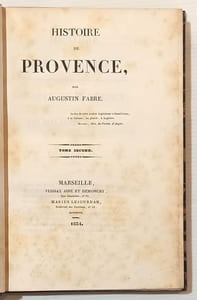 Histoire de Provence.