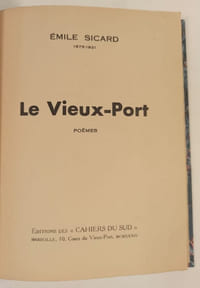 Le Vieux-Port. Poèmes.