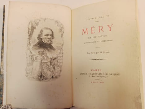 Méry, sa vie intime, anecdotique et littéraire.. MERY - CLAUDIN Gustave. 