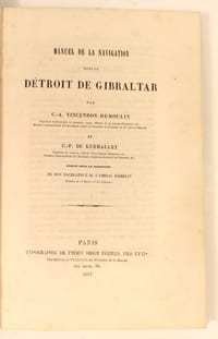 Manuel de la navigation dans le détroit de Gibraltar.